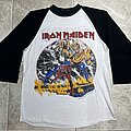 Iron Maiden - TShirt or Longsleeve - Iron Maiden 1982 The Number Of The Beast USA Jersey (Raglan)