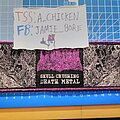 Undeath - Patch - Border colour swap ONLY- Undeath - Skull Crushing Death Metal strip patch