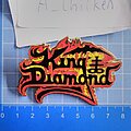 King Diamond - Pin / Badge - King Diamond - Logo burning Enamel pin