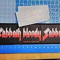 Black Sabbath - Patch - Black Sabbath - Sabbath Bloody Sabbath strip patch