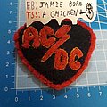 AC/DC - Pin / Badge - AC/DC- Hand Felted Broach/badge