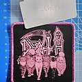 Death - Patch - Death - Pink Kittens glitter border