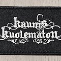 Kaunis Kuolematon - Patch - Kaunis Kuolematon Embroidered logo patch
