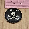 U.K. Subs - Pin / Badge - U.K. Subs X bone logo