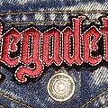 Megadeth - Patch - vintage megadeth old logo patch