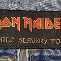 Iron Maiden - Patch - iron maiden world slavery tour strip patch 1984