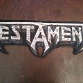 Testament - Patch - Testament logo shaped patch