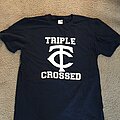 Triple Crossed - TShirt or Longsleeve - Triple Crossed Twins TC baseball logo rip