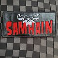 Samhain - Patch - Samhain oversized embroidered logo leather patch