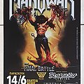 Manowar - Other Collectable - MANOWAR + RHAPSODY Of Fire Tour Poster 2019