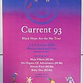 Current 93 - Other Collectable - CURRENT 93 Black Ships Ate The Sky Tour 2006 Poster