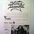 King Diamond - Other Collectable - King Diamond - Abigail Tour Handbill - 18-Aug-1987 Ft. Walton, FL