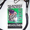 Mercyful Fate - Other Collectable - Mercyful Fate - Milwaukee Metalfest '98 - Headliner Pass