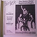 Slayer - Other Collectable - Slayer 1982 Anaheim Flyer - Before Show No Mercy