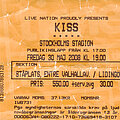 Kiss - Other Collectable - Concert ticket Kiss Stockholm 2008