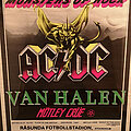 Van Halen AC/DC Mötley Crüe - Other Collectable - Van Halen AC/DC Mötley Crüe Monsters of Rock 1984 Poster