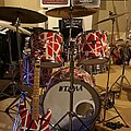 Van Halen - Other Collectable - Van Halen Tama striped drums