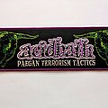 Acid Bath - Patch - Acid Bath Paegan Terrorism Tactics Strip Patch Purple Border