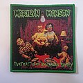 Marilyn Manson - Patch - Marilyn Manson Portrait Of An American Family Woven Patch Green Border