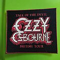 Ozzy Osbourne - Patch - Ozzy Osbourne Talk of the devil rubber patch