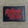 Satanik Goat Ritual - Patch - Satanik Goat Ritual - Faux Leather Logo Patch