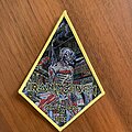 Iron Maiden - Patch - Iron Maiden Somewhere in Time yellow border