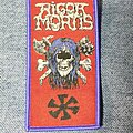 Rigor Mortis - Patch - Rigor Mortis Woven patch purple border