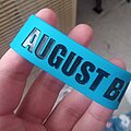 August Burns Red - Other Collectable - August Burns Red Blue rubber bracelet!