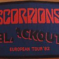Scorpions - Patch - Scorpions - Blackout Tour '82 Patch (Rarest Patch Ever?)
