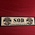 S.O.D. - Patch - S.O.D. Woven Strip Patch