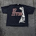 Led Zeppelin - TShirt or Longsleeve - Vintage Led Zeppelin Glow in the Dark Liquid Blue Shirt