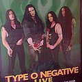 Type O Negative - Other Collectable - November 1st 1996 Type O Negative / Life Of Agony Show Poster