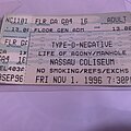 Type O Negative - Other Collectable - 1996 Type O Negative ticket stub