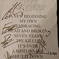 Devil You Know - Other Collectable - Devil You Know setlist