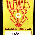 In Flames - Other Collectable - In Flames pass