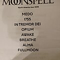 Moonspell - Other Collectable - Moonspell setlist