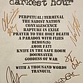 Darkest Hour - Other Collectable - Darkest Hour setlist