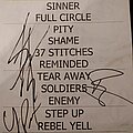 Drowning Pool - Other Collectable - Drowning Pool setlist