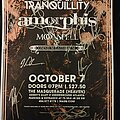 Dark Tranquillity - Other Collectable - Dark Tranquillity, Amorphis, Moonspell, Omnium Gatherum show poster