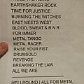 Doro - Other Collectable - Doro setlist