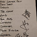 Janus - Other Collectable - Janus setlist