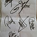 Cradle Of Filth - Other Collectable - Cradle Of Filth Signatures Graspop 2001