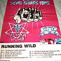 Running Wild - Other Collectable - Running Wild German Metal Attack poster