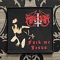 Marduk - Patch - Marduk - Fuck Me Jesus square patch