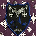 Mayhem - Patch - Mayhem - De Mysteriis Dom Sathanas shield patch [blue border]