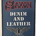 Saxon - Patch - Saxon - Denim and Leather Patch