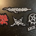 Morbid Angel - Patch - Morbid Angel, Arch Enemy, Carcass, Summoning Logo Patches