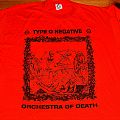 Type O Negative - TShirt or Longsleeve - Type O Negative - rare orange Orchestra Of Death shirt