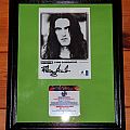 Type O Negative - Other Collectable - Type O Negative - signed Peter Steele promo pic