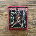 Iron Maiden - Patch - Iron Maiden somewhere in time red border